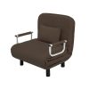Getzhop โซฟาเบด เตียงนอน โซฟานั่งและเตียงนอน Sofa Bed (3IN1) Thaibull  รุ่น RL832-65 ขนาด (65x 192 x25 cm.) สีน้ำตาล