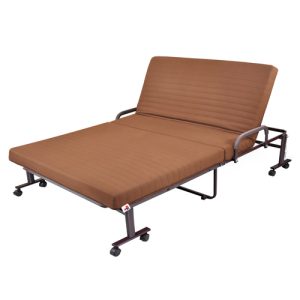 HLCBEMNN00149CD Thaibull เตียงพับ รุ่น OLT247-120B เตียงปรับระดับได้ เตียงเหล็ก Fold bed Extra bed ขนาด 4 ฟุต พิเศษ! (เพิ่มฐานเหล็กขาค้ำ)