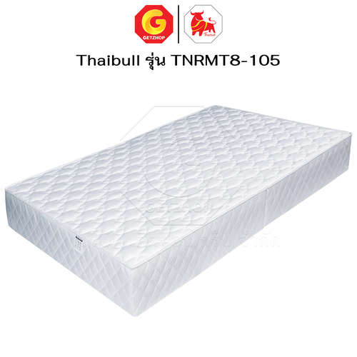 HLTBEMNN00027-3 Thaibull ที่นอน PE เบาะเตียงนอน พับได้ 2 ตอน เบาะรองพื้น Topper ขนาด 3.5 ฟุต หนา 8 นิ้ว รุ่น TNRMT8-105 (หุ้มด้วยผ้า)